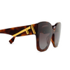 Gafas de sol Fendi FE40098I 53B havana - Miniatura del producto 3/4