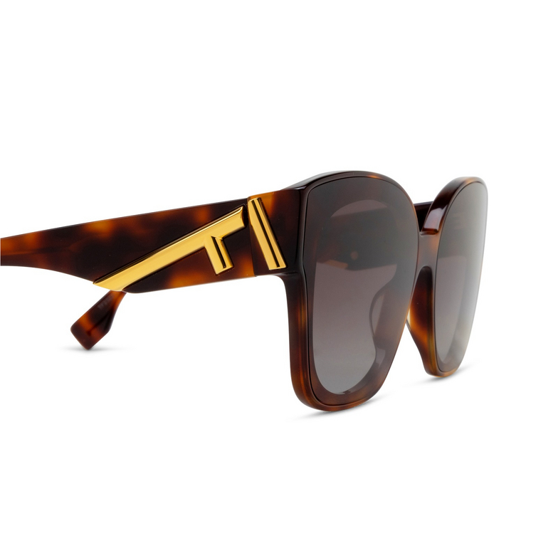 Gafas de sol Fendi FE40098I 53B havana - 3/4