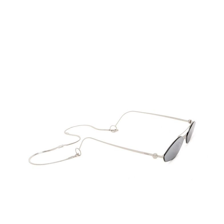 Fendi FE40114U-Y Sunglasses 16C silver - 4/5