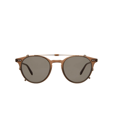 Garrett Leight CLUNE CLIP BG/G15 brushed gold - front view
