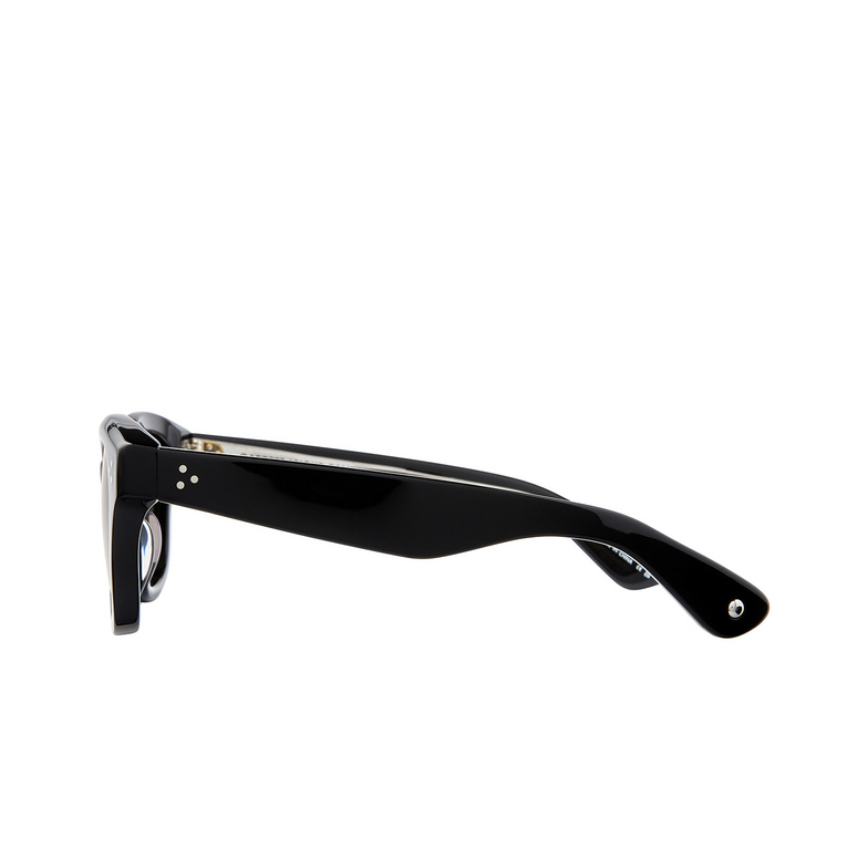 Garrett Leight CYPRUS Sunglasses BK/GRY black/grey - 3/4