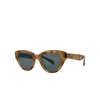 Garrett Leight DOTTIE Sunglasses EMT/SFBS ember tortoise/semi-flat blue smoke - product thumbnail 2/3