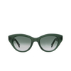 Gafas de sol Garrett Leight DOTTIE SUN F/SFEMEG forest/semi-flat emerald gradient - Miniatura del producto 1/4