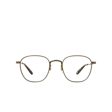 Garrett Leight GRANT M Eyeglasses ATG-RWT antique gold-redwood tortoise - front view