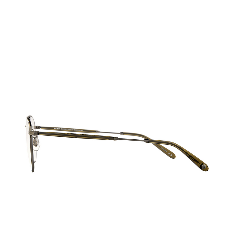 Garrett Leight GRANT M Eyeglasses PW-WIL pewter-willow - 3/4