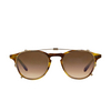 Garrett Leight HAMPTON CLIP M BG/BRN brushed gold - anteprima prodotto 1/2