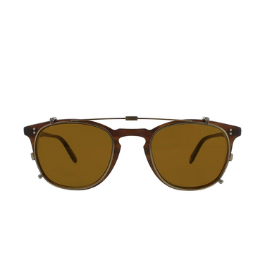 Garrett Leight KINNEY CLIP BG/BRN brushed gold - front view