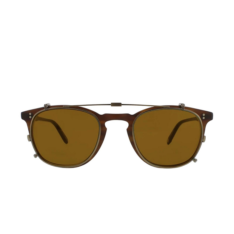 Garrett Leight KINNEY CLIP BG/BRN brushed gold - 1/2