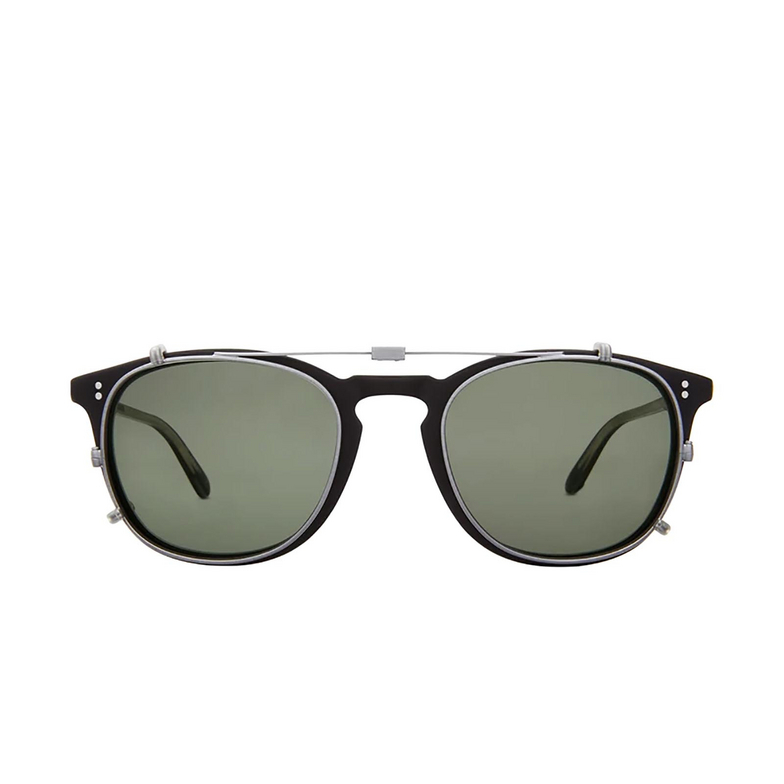 Garrett Leight KINNEY CLIP BS/G15 brushed silver - 1/2