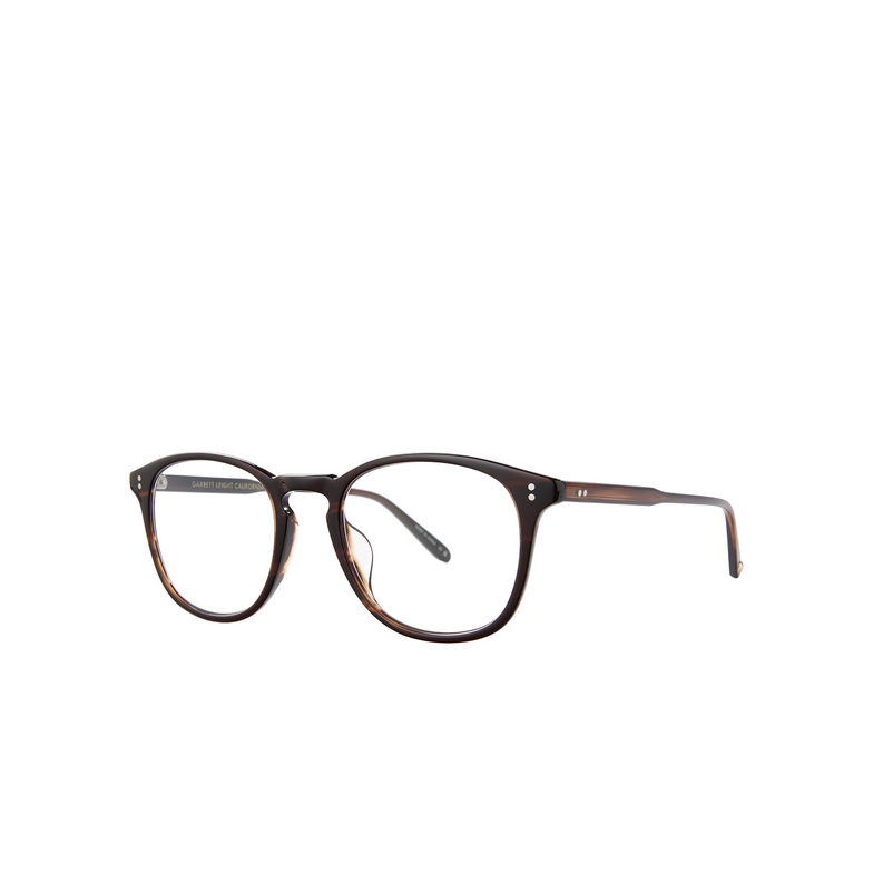 Garrett Leight KINNEY Eyeglasses RWT redwood tortoise - 2/4