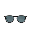 Garrett Leight KINNEY Sunglasses BK/SFPBS black/semi-flat pure blue smoke - product thumbnail 1/4