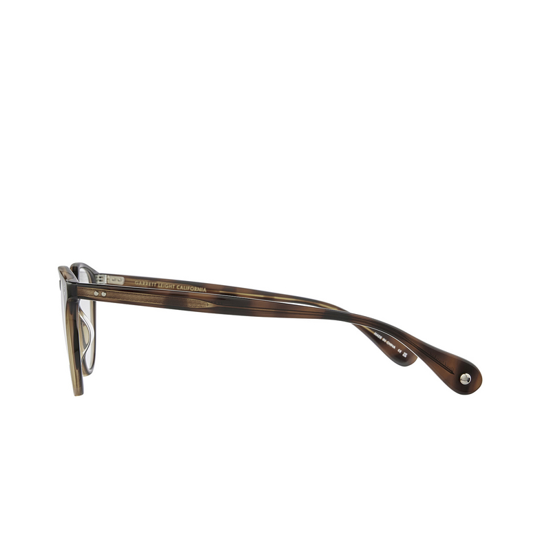 Garrett Leight MANZANITA Eyeglasses SPBRNSH spotted brown shell - 3/4