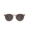 Garrett Leight MORNINGSIDE Sunglasses DER/SFBKLIQ desert rose/semi-flat black licorice - product thumbnail 1/4