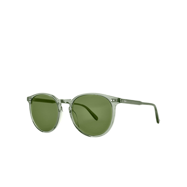 Garrett Leight MORNINGSIDE Sunglasses JUN/SFGRN juniper/semi-flat green - three-quarters view