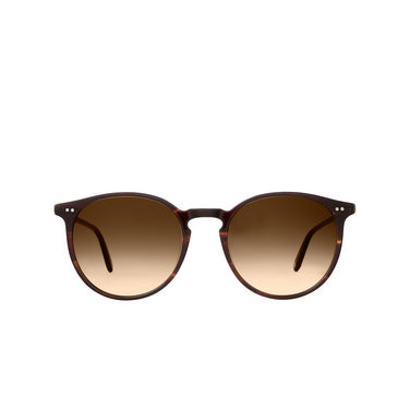 Garrett Leight MORNINGSIDE Sunglasses RWT/SFBRNTG redwood tortoise/semi-flat brunette gradient - front view