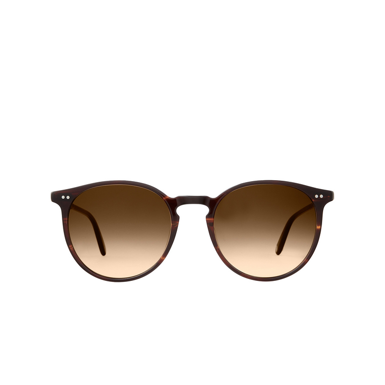 Garrett Leight MORNINGSIDE Sunglasses RWT/SFBRNTG redwood tortoise/semi-flat brunette gradient - 1/4