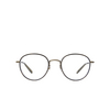 Garrett Leight PALOMA Eyeglasses HPTO-ATG-WIL hopps tortoise-antique gold-willow - product thumbnail 1/4