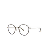 Garrett Leight PALOMA Eyeglasses HPTO-ATG-WIL hopps tortoise-antique gold-willow - product thumbnail 2/4