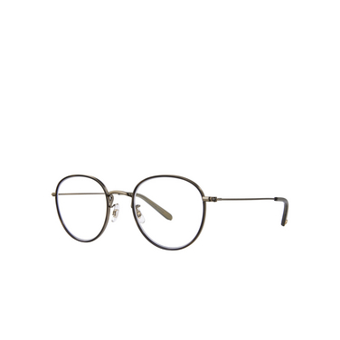 Garrett Leight PALOMA Eyeglasses HPTO-ATG-WIL hopps tortoise-antique gold-willow - three-quarters view