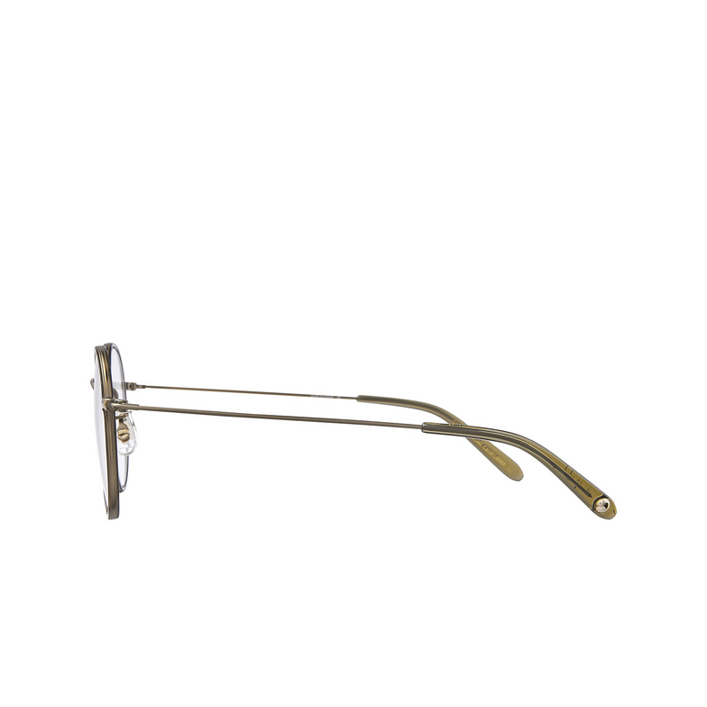 Garrett Leight PALOMA Eyeglasses HPTO-ATG-WIL hopps tortoise-antique gold-willow - 3/4