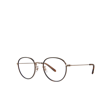 Garrett Leight PALOMA Eyeglasses SPBRNSH-G spotted brown shell-gold - three-quarters view