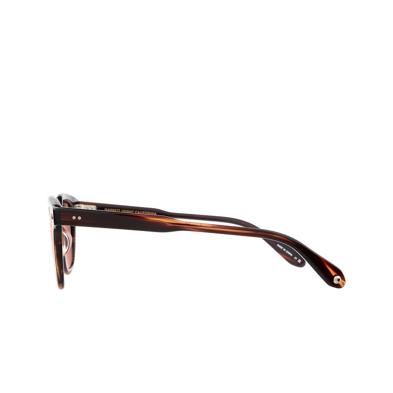 Garrett Leight SHERWOOD Sunglasses RWT/PRW redwood tortoise/pure rosewood - 3/4