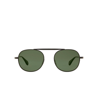 Garrett Leight VAN BUREN II Sunglasses BK-BK/FPG15 black-black/flat pure g15 - front view