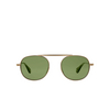 Garrett Leight VAN BUREN II Sunglasses G-SAPT/FPGN gold-sap tortoise/flat pure green - product thumbnail 1/3