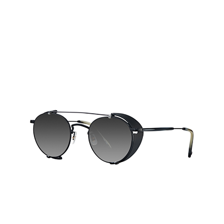 Garrett Leight WILSON M CLIP-ON SIDE SHIELD BKL-BK clip-on shield black leather-black - 2/2