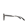 Lunettes de soleil Garrett Leight WILSON SUN BK-PW/SFPG15 black-pewter/semi-flat pure blue smoke - Vignette du produit 3/4