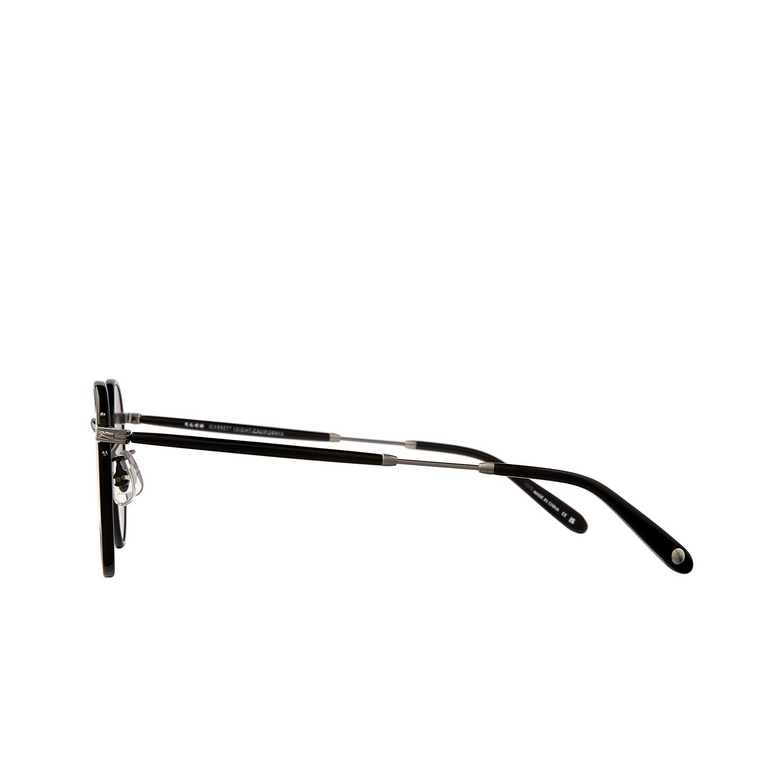 Lunettes de soleil Garrett Leight WILSON SUN BK-PW/SFPG15 black-pewter/semi-flat pure blue smoke - 3/4