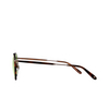 Garrett Leight WILSON Sunglasses SPBRNSH-CO/SFPGN spotted brown shell-copper/semi-flat pure green - product thumbnail 3/4