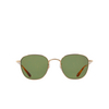 Gafas de sol Garrett Leight WORLD SUN G-EMT/SFGRN gold-ember tortoise/semi-flat green - Miniatura del producto 1/4
