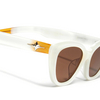 Gentle Monster SOUND NET Sunglasses WC6 white & orange - product thumbnail 3/5