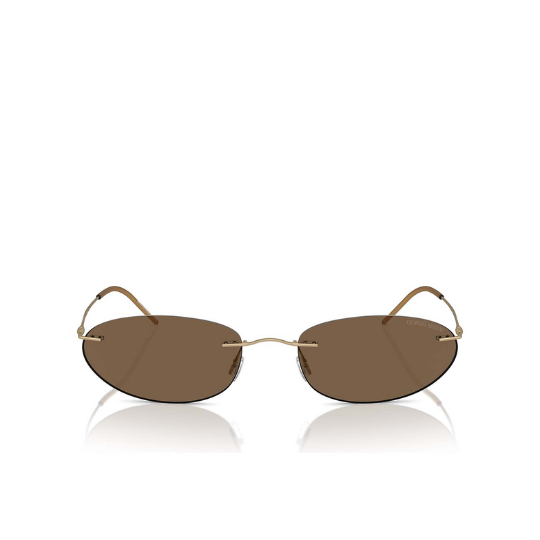 Giorgio Armani AR1508M Sunglasses 300273 matte pale gold - 1/4