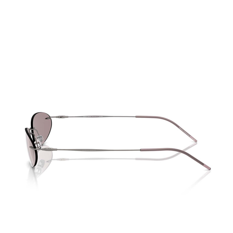 Lunettes de soleil Giorgio Armani AR1508M 3003AK matte gunmetal - 3/4