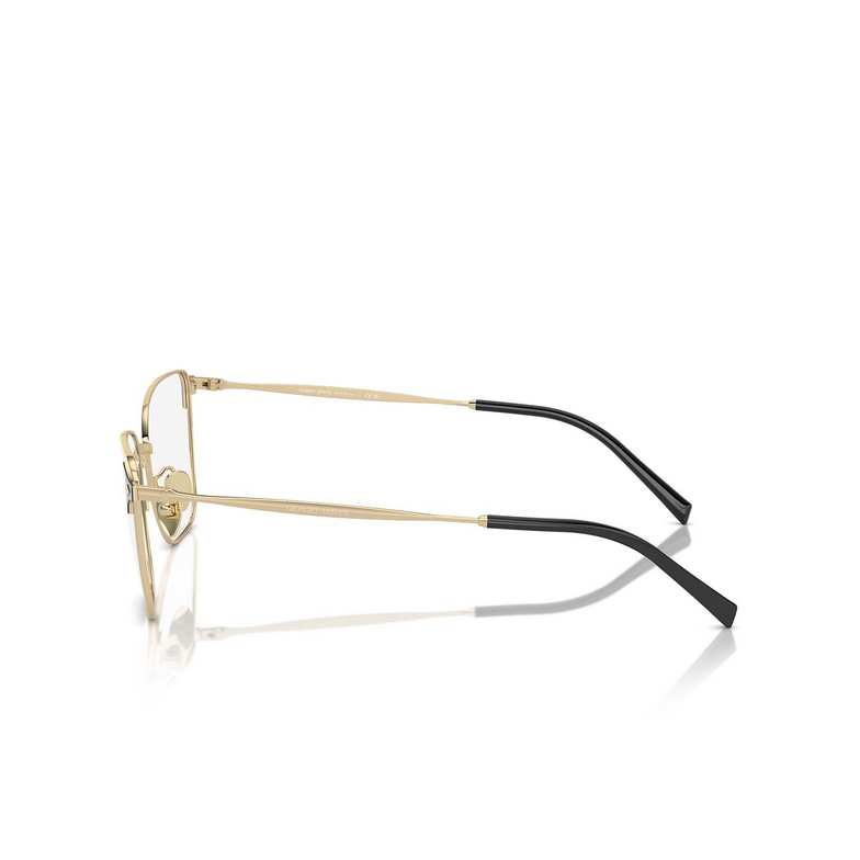 Giorgio Armani AR5144 Eyeglasses 3013 pale gold - 3/4