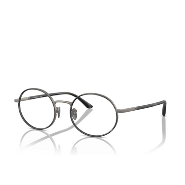 Giorgio Armani AR5145J Eyeglasses 3378 matte gunmetal - three-quarters view