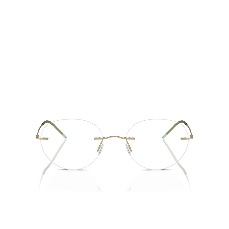 Giorgio Armani AR5147 Eyeglasses 3002 matte pale gold - 1/4