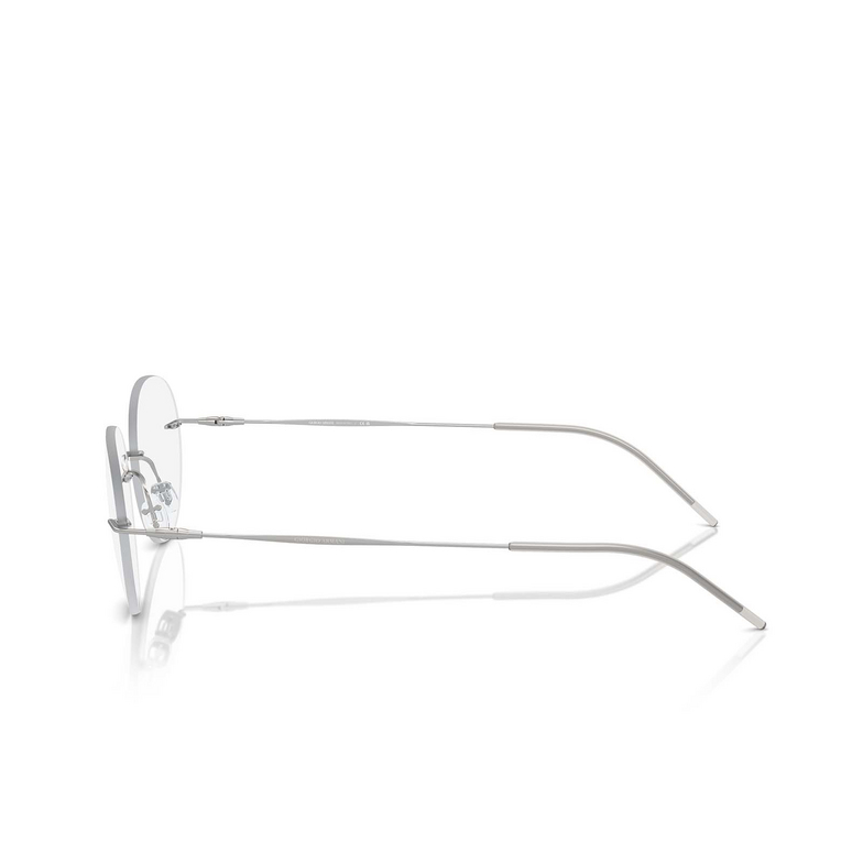 Giorgio Armani AR5147 Eyeglasses 3045 matte silver - 3/4