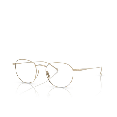 Giorgio Armani AR5148T Eyeglasses 3384 pale gold - three-quarters view