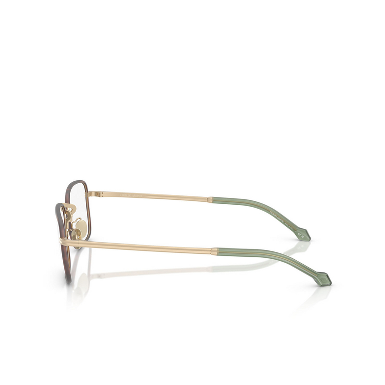 Gafas graduadas Giorgio Armani AR5152J 3002 matte pale gold - 3/4