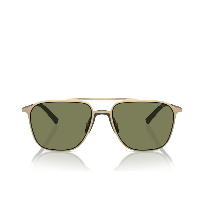 Giorgio Armani AR6110 Sunglasses 30022A matte pale gold - 1/4
