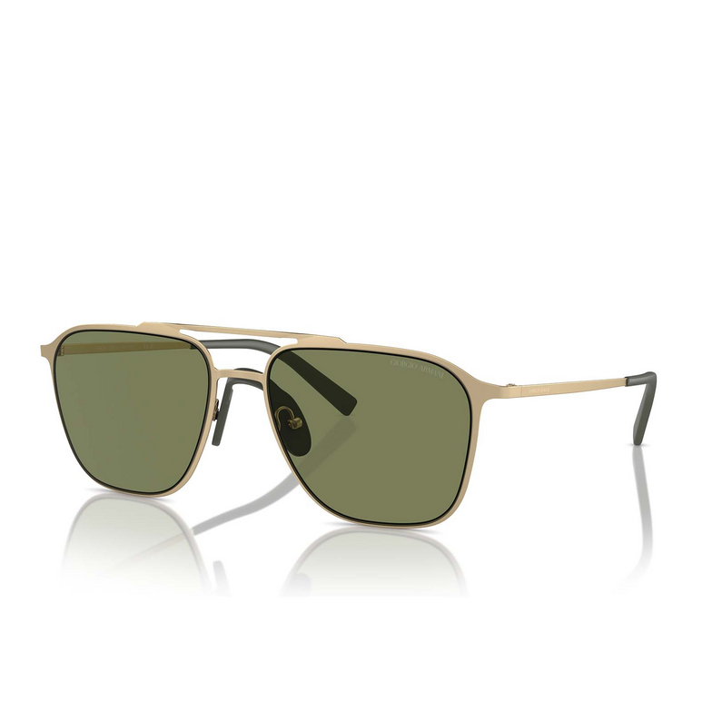 Giorgio Armani AR6110 Sunglasses 30022A matte pale gold - 2/4