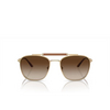 Gafas de sol Giorgio Armani AR6149 300213 matte pale gold - Miniatura del producto 1/4