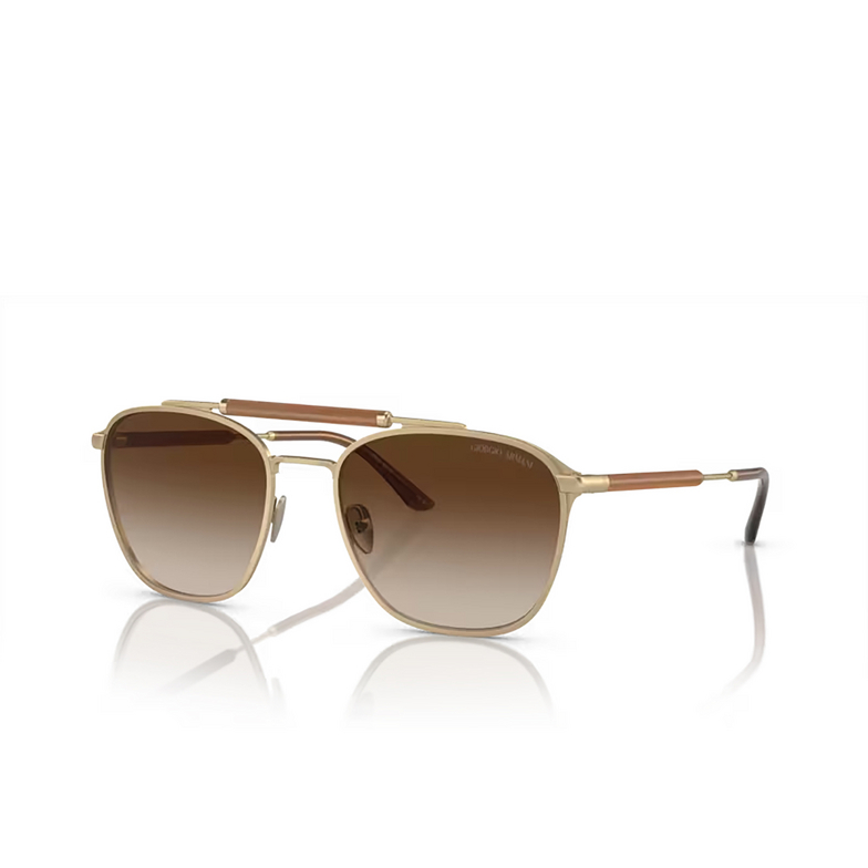 Giorgio Armani AR6149 Sunglasses 300213 matte pale gold - 2/4