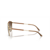 Gafas de sol Giorgio Armani AR6149 300213 matte pale gold - Miniatura del producto 3/4