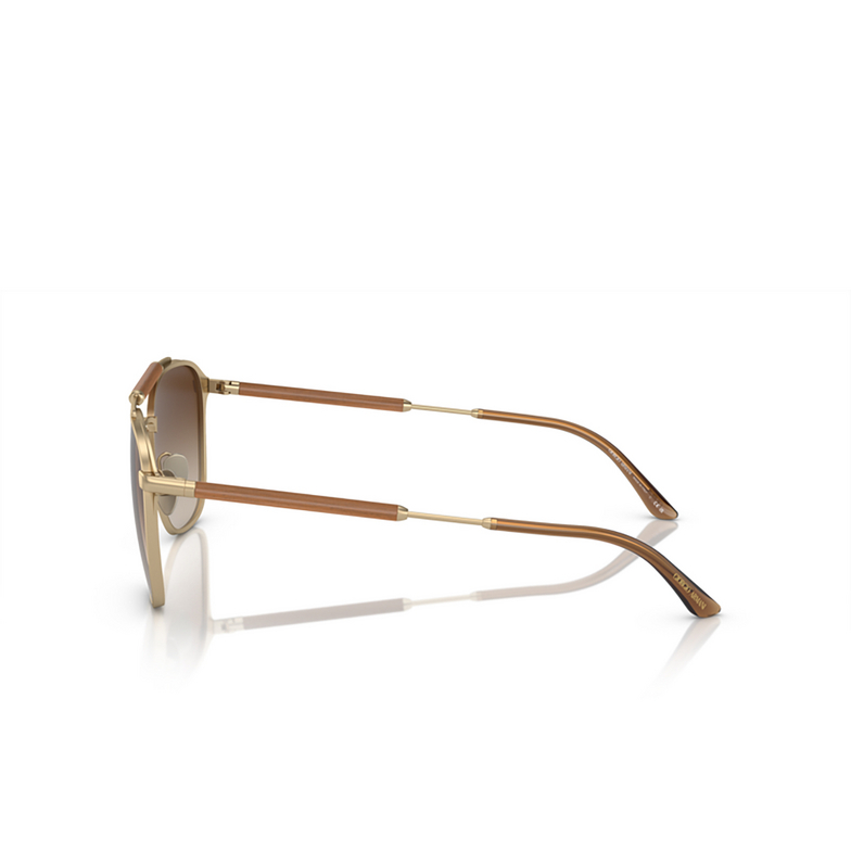 Gafas de sol Giorgio Armani AR6149 300213 matte pale gold - 3/4