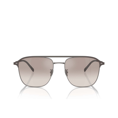 Lunettes de soleil Giorgio Armani AR6154 300394 matte gunmetal - Vue de face