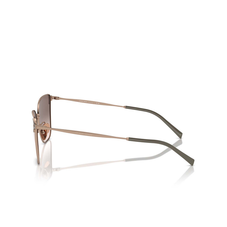 Giorgio Armani AR6155 Sunglasses 30118Z rose gold - 3/4